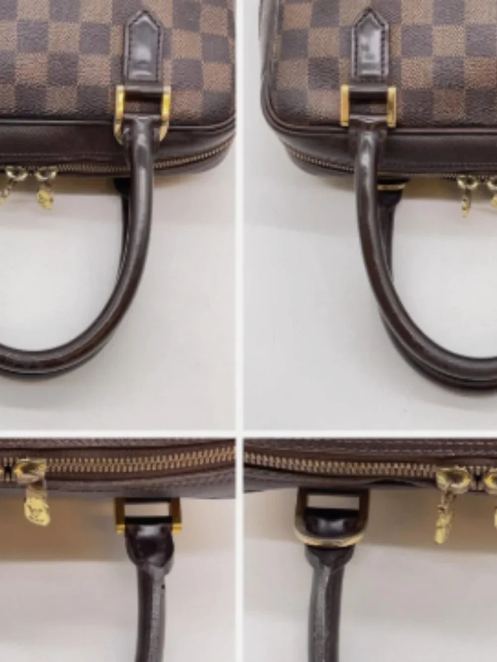 Louis Vuitton Damier Ebene Brera Hand Bag – N51150 – Made in France